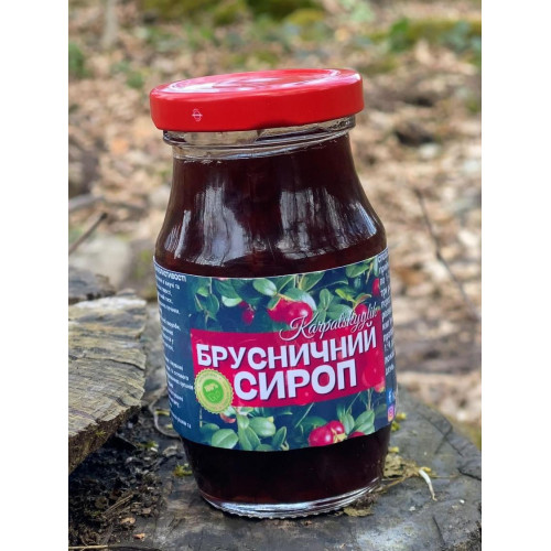 Сироп натуральний із брусниці 150 мл