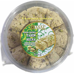 Халва кунжутная с фисташкой, 500 гр