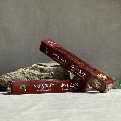 Чурчхела фундук у гранатовому соку "Nut & Fruit", 90г