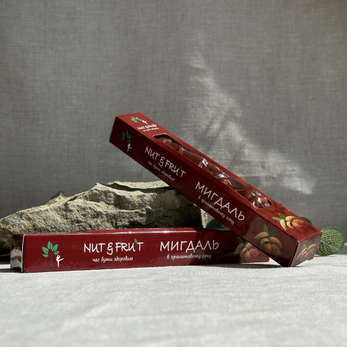 Чурчхела миндаль орех в гранатовом соке “Nut & Fruit”, 110г