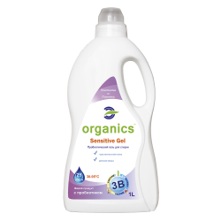Гель для стирки детских вещей Organics Sensitive 1л