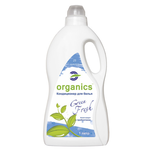 Біо-ополіскувач для білизни Organics Green Fresh 1л
