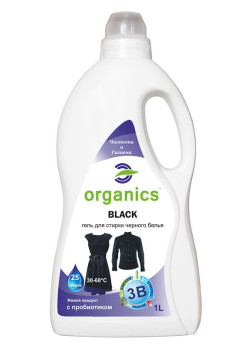 Гель для прання чорної білизни Organics Black 1л