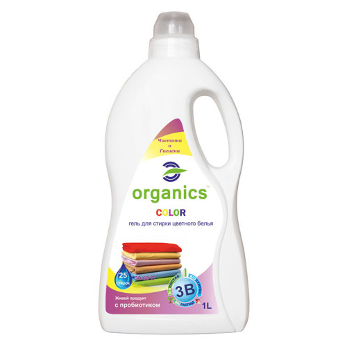 Гель для прання кольорової білизни Organics COLOR 1л