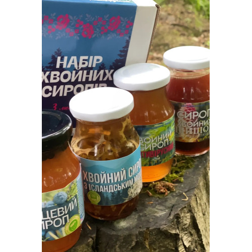 Хвойний набір сиропів
