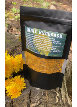 Цвіт кульбаби сушений