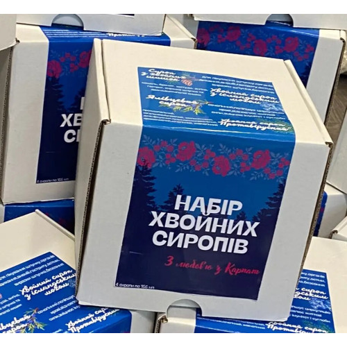 Хвойний набір сиропів