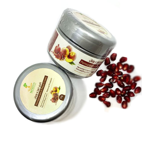 Крем гранат – персик для обличчя та тіла (Pomegranate and Peach Cream) 75г Nefertiti