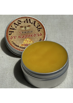 Чудо-мазь от варикоза с пчелиной огневкой и кедровой живицей “Старовер”