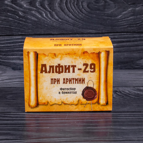 "АЛФИТ-  29" ПРИ АРИТМИИ 