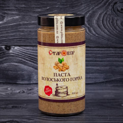 ПАСТА ГРЕЦКОГО ОРЕХА БЕЗ САХАРА, 500 МЛ