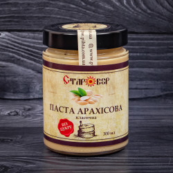 ПАСТА АРАХИСОВАЯ КЛАССИЧЕСКАЯ БЕЗ САХАРА, 300 МЛ