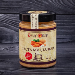 МИНДАЛЬНАЯ ПАСТА БЕЗ САХАРА, 300 МЛ