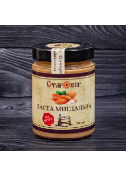 МИНДАЛЬНАЯ ПАСТА БЕЗ САХАРА, 300 МЛ