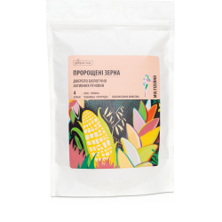 Пророщенные зерна овса, ячменя, пшеницы, кукурузы (150 г) 