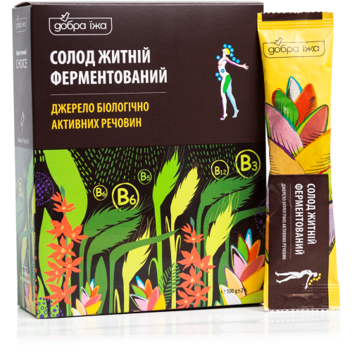 Солод ржаной ферментированный (в стиках) 100гр - Добра Їжа