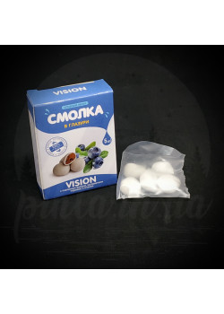Смолка в глазури «Алтайская» VISION с черникой, очанкой и пчелиным воском