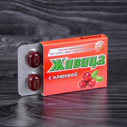 Живица жевательная «Нектар» с клюквой