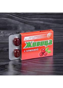 Живица жевательная «Нектар» с клюквой
